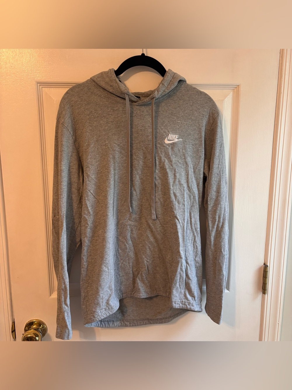 Nike Sportswear Lightweight Cotton Pullover Hoodie Gray Size Small
Classic